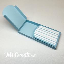 Schokoladenverpackung - Stanzschablone - Videoanleitung in Artikelbeschreibung